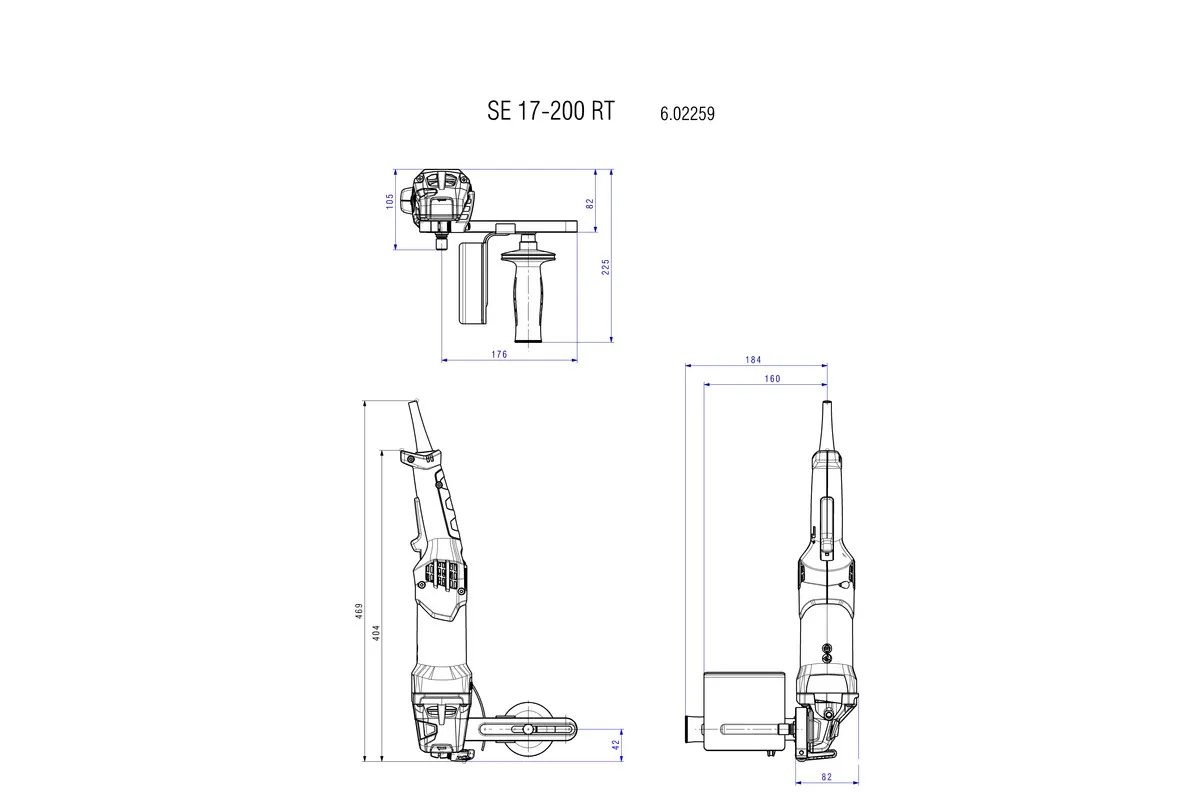 Máy Đánh Bóng Metabo SE 17-200 RT Máy Đánh Bóng Metabo SE 17-200 RT